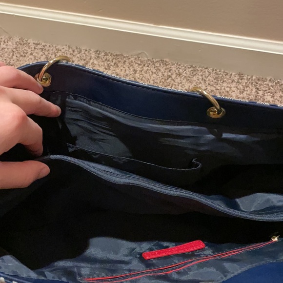 TOMMY HILFIGER blue purse - Picture 2 of 3